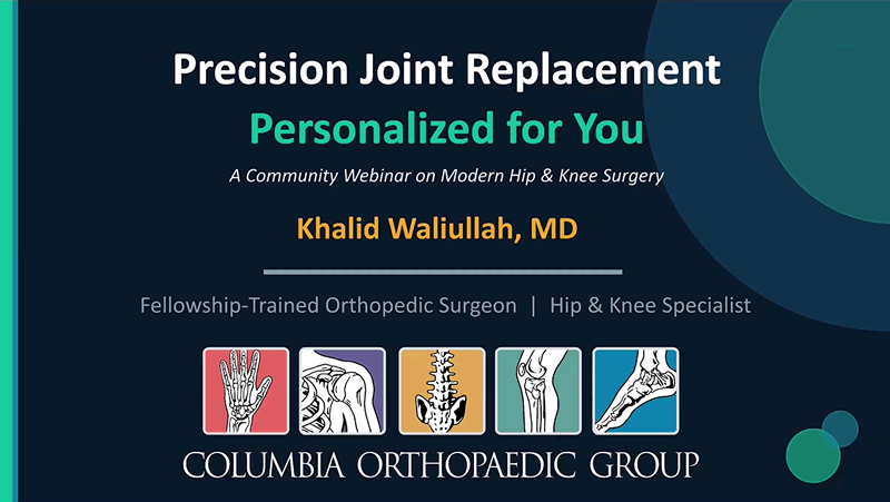Precision Joint Replacement, Personalized for You