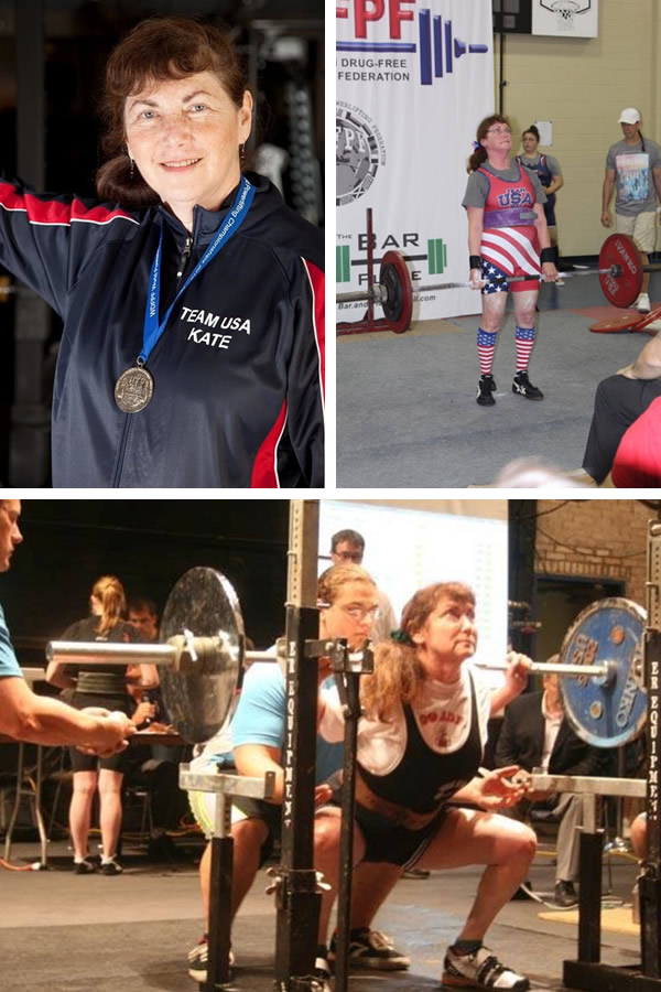 How a Few Shots and the Ongoing Support of Her Doctor Let Kate Powerlift Into Her 70s