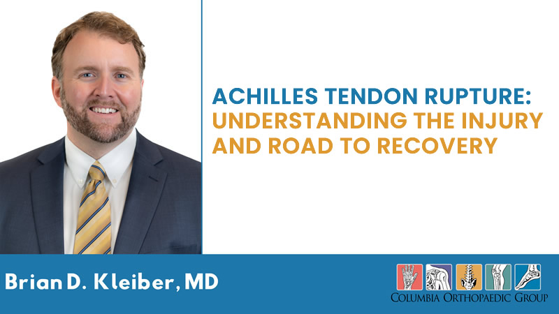 Achilles Tendon Rupture: Understanding the Injury and Road to Recovery