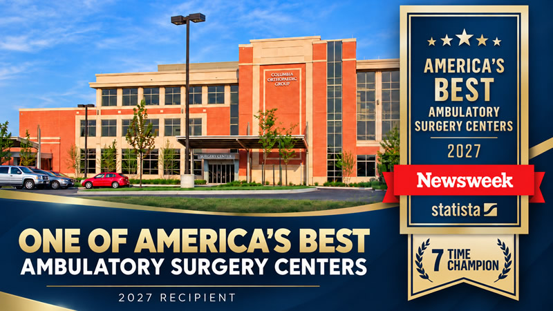 The Surgical Center at Columbia Orthopaedic Group Named One of America's Best Ambulatory Surgery Centers for 2027 by Newsweek for the 7th Time